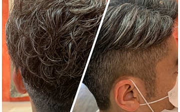 ツーブロックカット&柔らか質感パーマ/亀有の美容室PRIDE.RISE