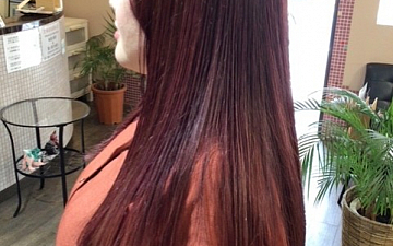 ガーネットピンク/亀有の美容室PRIDE.RISE