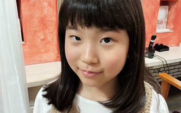 娘のカット/亀有の美容室PRIDE.RISE