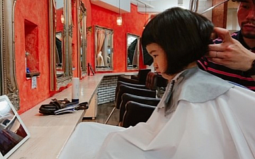 娘のカット/亀有の美容室PRIDE.RISE